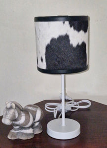 Metal Lamp and Cowhide shade - 07