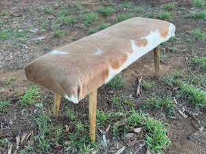 Cowhide Bench Seat _ 9