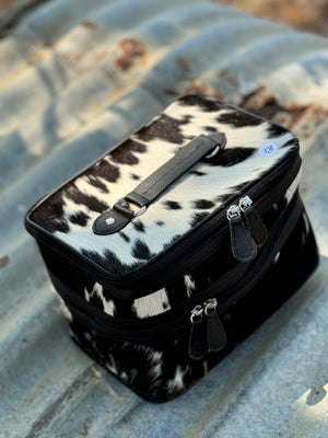 Cowhide Beauty Case #13 Black