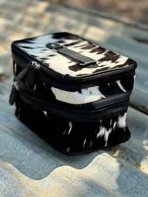 Cowhide Beauty Case #13 Black